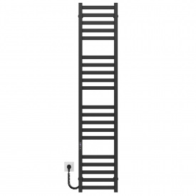 Полотенцесушитель электрический Magnus П20 200х1600 Deffi Черный JD04 (A.MA.160.20.20.E.B.L.2)