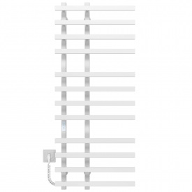Полотенцесушитель электрический Atena П12 150х1200 Deffi Белый WD04 (A.AT.120.15.12.E.W.L.4)