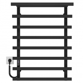 Полотенцесушитель электрический Agata П8 500x800 Deffi Черный JD04 (A.AG.80.50.8.E.W.L.4)
