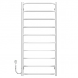 Полотенцесушитель электрический Трапеция П10 500х1100 Deffi Белый EF16 (C.TR.110.50.10.E.W.L.5)