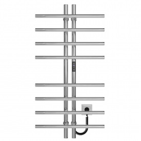 Полотенцесушитель электрический Gray П8 60х1000 Deffi Хром JD03 (A.GY.100.6.8.E.C.R.1)