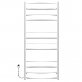 Полотенцесушитель электрический Классик Элит П12 400х1200 Deffi Белый EF16 (C.KE.120.40.12.E.W.L.5)