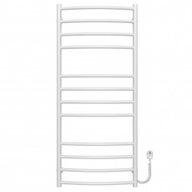 Полотенцесушитель электрический Классик Элит П12 400х1200 Deffi Белый EF16 (C.KE.120.40.12.E.W.R.5)