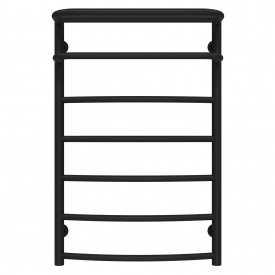 Полотенцесушитель водяной Отель П7 500х800 Deffi Черный (C.OD.80.50.7.B.B)