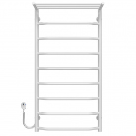 Полотенцесушитель электрический Трапеция с полкой П9 500х1000 Deffi Белый EF16 (C.TP.100.50.9.E.W.L.5)