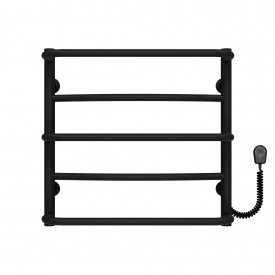 Полотенцесушитель электрический Аквамикс П5 400х500 Deffi Черный EF16 (C.AM.50.40.5.E.B.R.5)