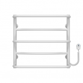 Полотенцесушитель электрический Аквамикс П5 500х500 Deffi Белый EF16 (C.AM.50.50.5.E.W.R.5)