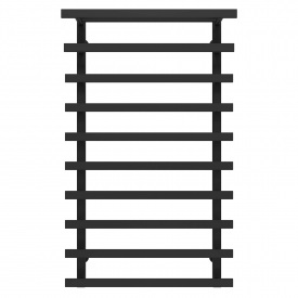 Полотенцесушитель водяной Agata П10 500x1000 Deffi Черный (A.AG.100.50.10.B.B)