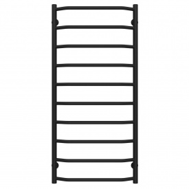Полотенцесушитель водяной Трапеция П10 500х1100 Deffi Черный (C.TR.110.50.10.B.A)