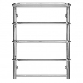 Полотенцесушитель водяной Стандарт с полкой П5 500х700 Deffi Хром (C.SP.120.50.10.C.C)