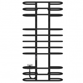 Полотенцесушитель электрический Британика П11 600х1200 Deffi Черный JD03 (C.BR.120.60.11.E.B.L.1)