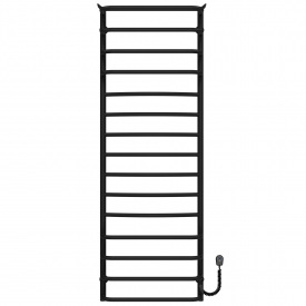 Полотенцесушитель электрический Юность П15 500х1500 Deffi Черный EF16 (C.YU.150.50.15.E.B.R.5)