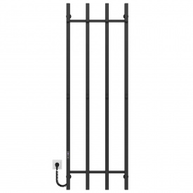 Полотенцесушитель электрический Split П4 500х1600 Deffi Черный JD04 (A.SP.160.50.4.E.B.L.2)