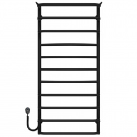 Полотенцесушитель электрический Юность П11 500х1100 Deffi Черный EF16 (C.YU.110.50.11.E.B.L.5)