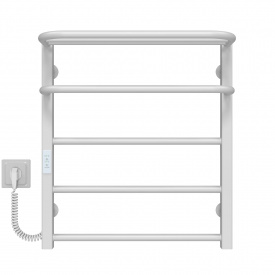 Полотенцесушитель электрический Lux Hotel П5 400х600 Deffi Белый WD04 (A.LH.60.40.5.E.W.L.4)