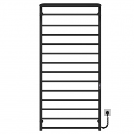 Полотенцесушитель электрический Lux Hotel П14 700х1500 Deffi Черный JD04 (A.LH.150.70.14.E.B.R.2)