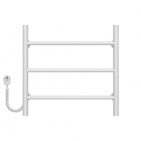 Полотенцесушитель электрический Орион П3 500х500 Deffi Белый EF16 (C.OR.50.50.3.E.W.L.5)