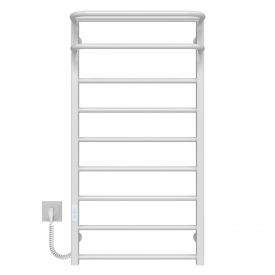 Полотенцесушитель электрический Lux Hotel П9 400х1000 Deffi Белый WD04 (A.LH.100.40.9.E.W.L.4)