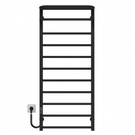 Полотенцесушитель электрический Lux Hotel П11 600х1200 Deffi Черный JD04 (A.LH.120.60.11.E.B.L.2)