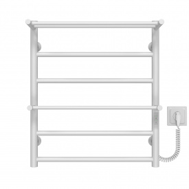 Полотенцесушитель электрический Терма Плюс П6 500х600 Deffi Белый WD03 (C.TA.60.50.6.E.W.R.3)