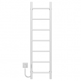 Полотенцесушитель электрический Орион П7 400х1200 Deffi Белый WD03 (C.OR.120.40.7.E.W.L.3)