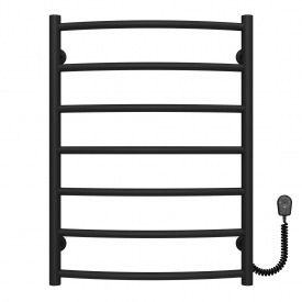 Полотенцесушитель электрический Классик П7 500х700 Deffi Черный EF16 (C.DK.70.50.7.E.B.R.5)