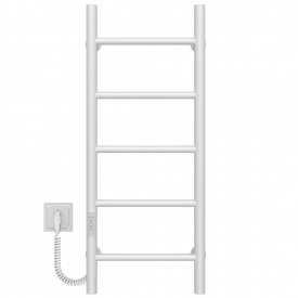 Полотенцесушитель электрический Орион П5 300х800 Deffi Белый WD03 (C.OR.80.30.5.E.W.L.3)