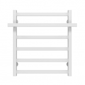 Полотенцесушитель водяной Nicolе П6 500х600 Deffi Белый (A.NI.60.50.6.W.C)