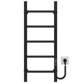 Полотенцесушитель электрический Орион П5 400х800 Deffi Черный JD03 (C.OR.80.40.5.E.B.R.1)