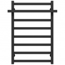Полотенцесушитель водяной Nicolе П8 500х800 Deffi Черный (A.NI.80.50.8.B.C)