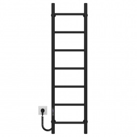 Полотенцесушитель электрический Орион П7 400х1200 Deffi Черный JD03 (C.OR.120.40.7.E.B.L.1)