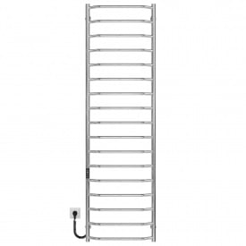 Полотенцесушитель электрический Трапеция П17 500х1800 Deffi Хром JD03 (C.TR.180.50.17.E.C.L.1)