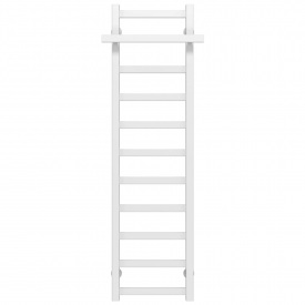 Полотенцесушитель водяной Nicolе П11 400х1200 Deffi Белый (A.NI.120.40.11.W.B)