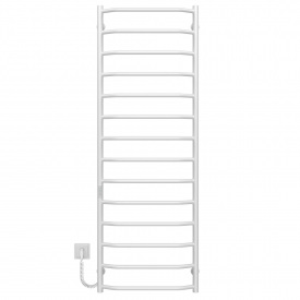 Полотенцесушитель электрический Трапеция П14 500х1500 Deffi Белый WD03 (C.TR.150.50.14.E.W.L.3)