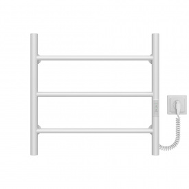 Полотенцесушитель электрический Орион П3 500х500 Deffi Белый WD03 (C.OR.50.50.3.E.W.R.3)