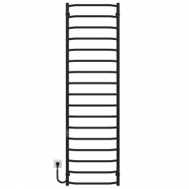 Полотенцесушитель электрический Трапеция П17 500х1800 Deffi Черный JD03 (C.TR.180.50.17.E.B.L.1)