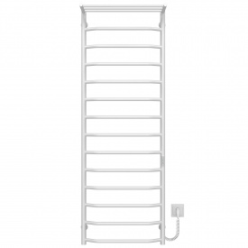 Полотенцесушитель электрический Трапеция с полкой П15 500х1500 Deffi Белый WD03 (C.TP.150.50.15.E.W.R.3)