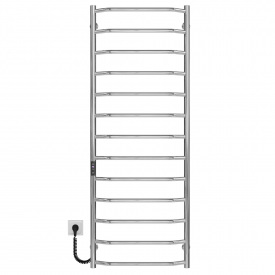 Полотенцесушитель электрический Трапеция П13 500х1400 Deffi Хром JD03 (C.TR.140.50.13.E.C.L.1)