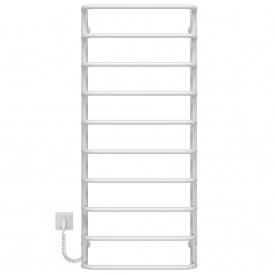 Полотенцесушитель электрический Стандарт П10 500х1200 Deffi Белый WD03 (C.SS.120.50.10.E.W.L.3)