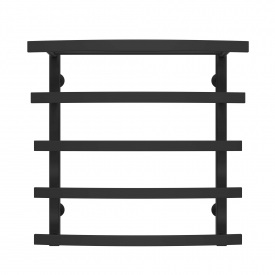 Полотенцесушитель водяной Lotos П5 400х600 Deffi Черный (A.LO.60.40.5.B.B)