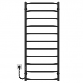 Полотенцесушитель электрический Трапеция П11 500х1200 Deffi Черный JD03 (C.TR.120.50.11.E.B.L.1)