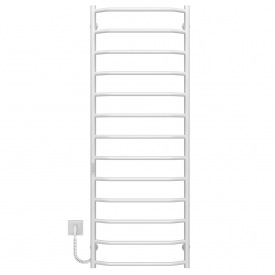 Полотенцесушитель электрический Трапеция П13 500х1400 Deffi Белый WD03 (C.TR.140.50.13.E.W.L.3)