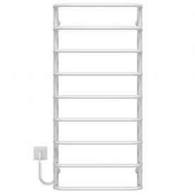 Полотенцесушитель электрический Стандарт П9 500х1100 Deffi Белый WD03 (C.SS.110.50.9.E.W.L.3)