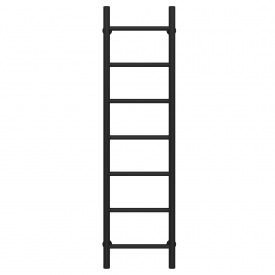 Полотенцесушитель водяной Орион П7 300х1200 Deffi Черный (C.OR.120.30.7.B.C)