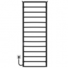 Полотенцесушитель электрический Юность П14 500х1400 Deffi Черный JD03 (C.YU.140.50.14.E.B.L.1)