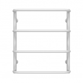 Полотенцесушитель водяной Стандарт П4 400х600 Deffi Белый (C.SS.60.40.4.W.B)