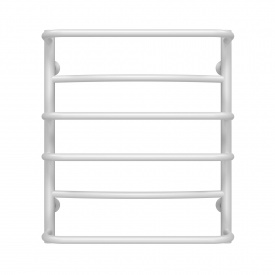 Полотенцесушитель водяной Аквамикс П6 500х600 Deffi белый (C.AM.60.50.6.W.B)