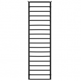 Полотенцесушитель водяной Юность П18 500х1800 Deffi Черный (C.YU.180.50.18.B.C)