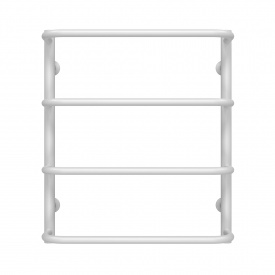 Полотенцесушитель водяной Стандарт П4 400х600 Deffi Белый (C.SS.60.40.4.W.A)