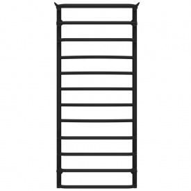 Полотенцесушитель водяной Юность П12 500х1200 Deffi Черный (C.YU.120.50.12.B.A)